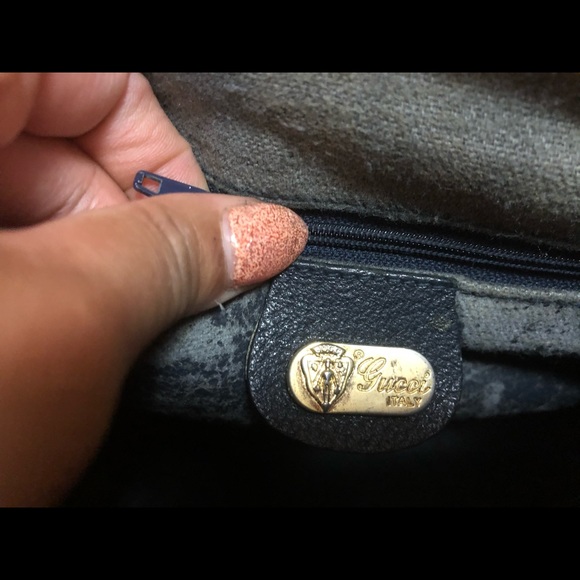 Auth. Vintage Gucci Boston bag - Picture 11 of 13